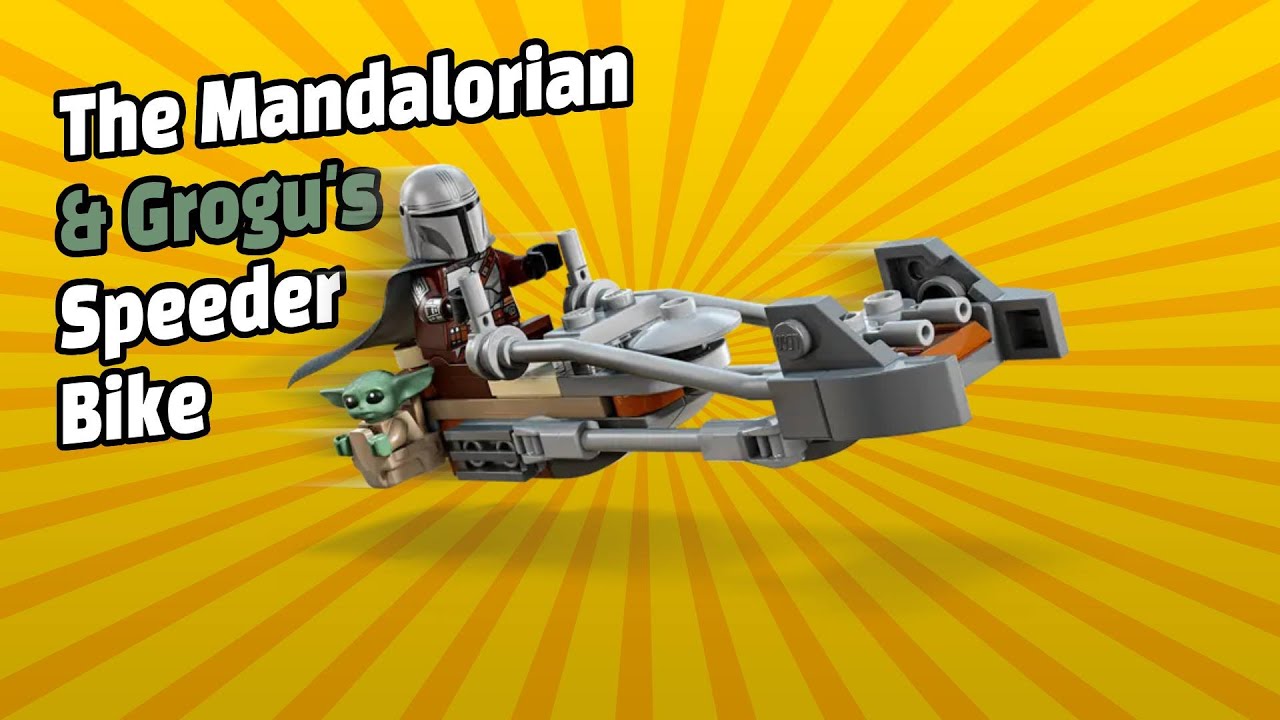 LEGO® Star Wars The Mandalorian & Grogu's Speeder Bike  | 75436 | Stop Motion