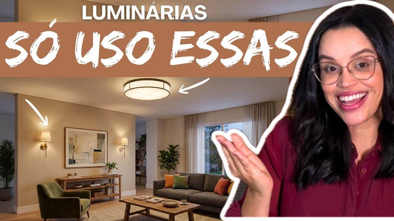 7 MELHORES TIPOS DE LUMINÁRIAS PARA SUA CASA (VOCÊ VAI SE SURPREENDER)