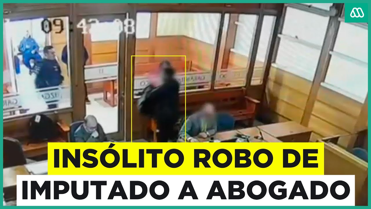 &iexcl;Ins&oacute;lito!: Ladr&oacute;n le rob&oacute; mochila a su propio abogado defensor tras terminar juicio en La Araucan&iacute;a
