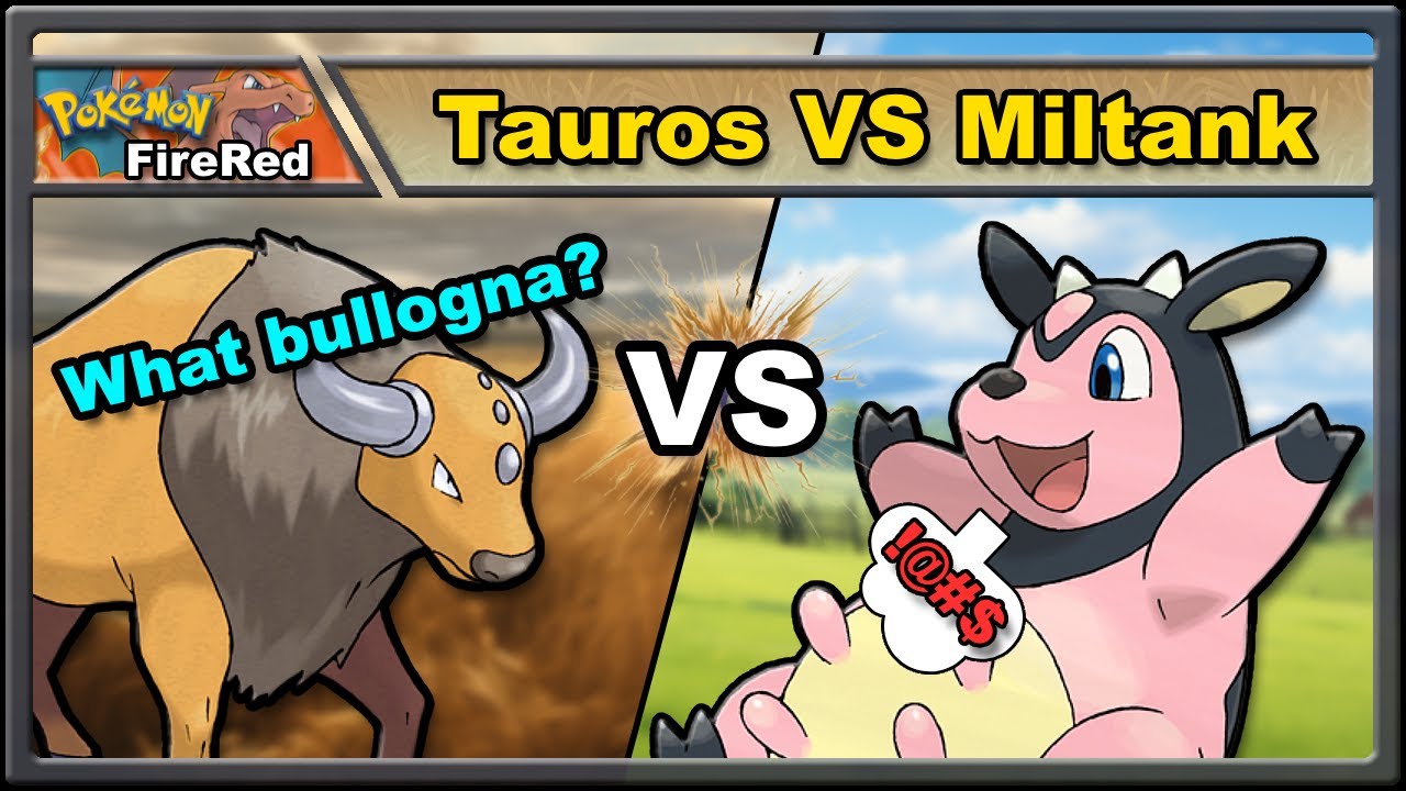 Tauros VS Miltank - Solo Challenge - Pokémon FireRed