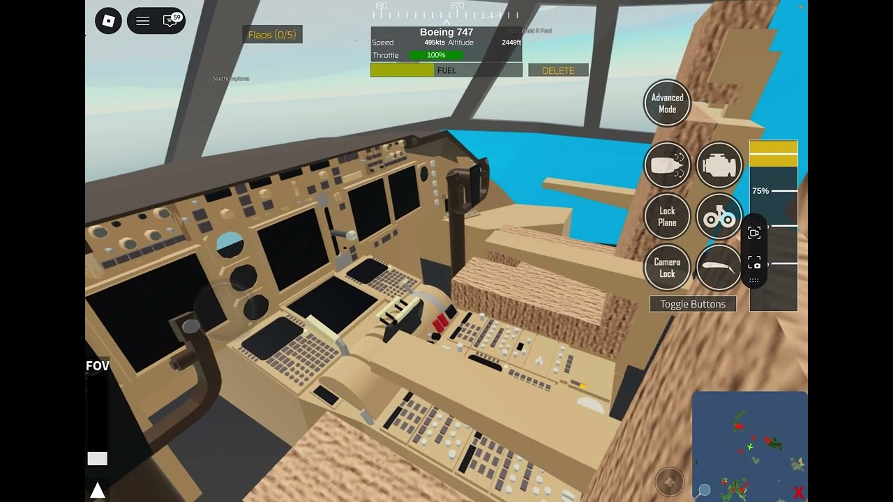 Hi guys today we’re flying the queen of the skies 