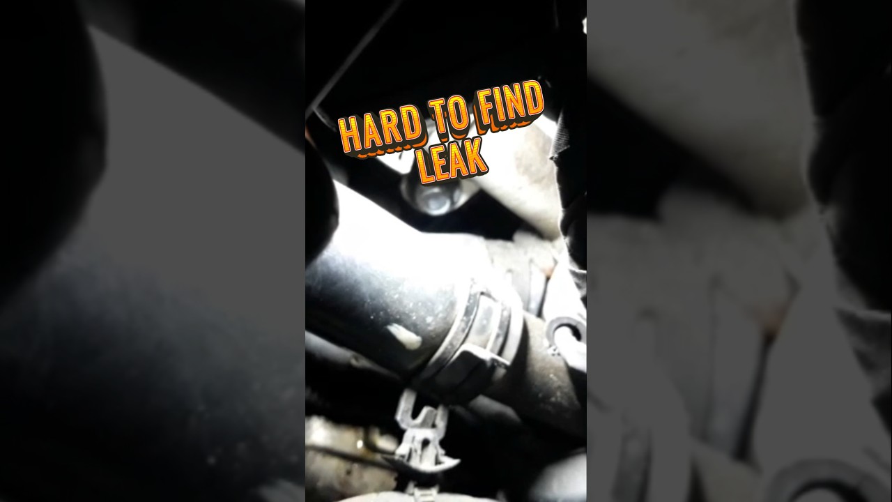 Hard to find Hose Leak