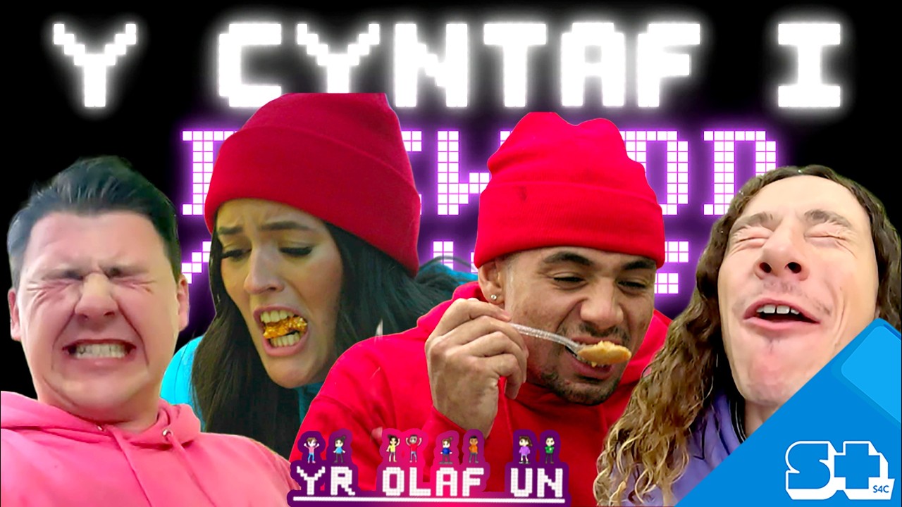🤮 Yr Olaf Un AFIACH! ⚠️ DISGUSTING Food Challenge for Welsh TV Presenters! | Cymraeg Stwnsh
