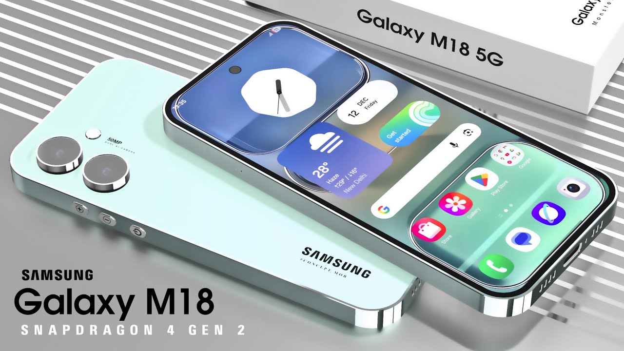 Samsung Galaxy M18 🔥 5G, 6000mAh Battery, Snapdragon 4 Gen 2,50MP Camera//Samsung M18