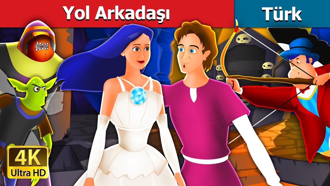 Yol Arkadaşı | The Travelling Companion Story in Turkish |  Turkish Fairy Tales