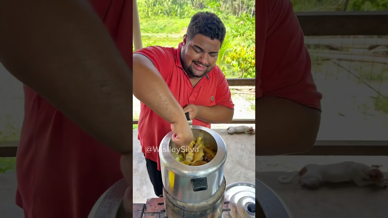Fazendo uma galinhada s&oacute; o luxo na panela de press&atilde;o!! #ro&ccedil;a #viral #galinha #comida #receita