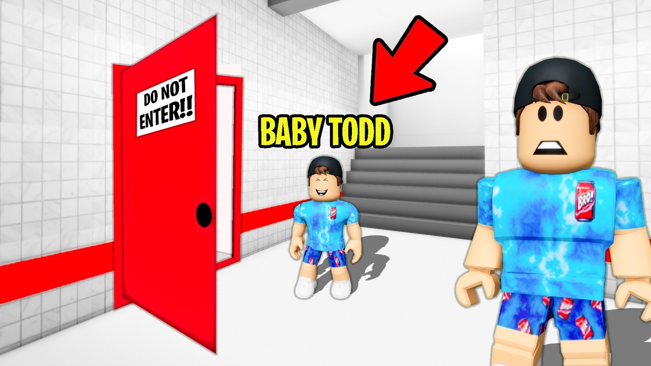 BABY TODD Had a SECRET JOB!! (Brookhaven RP)