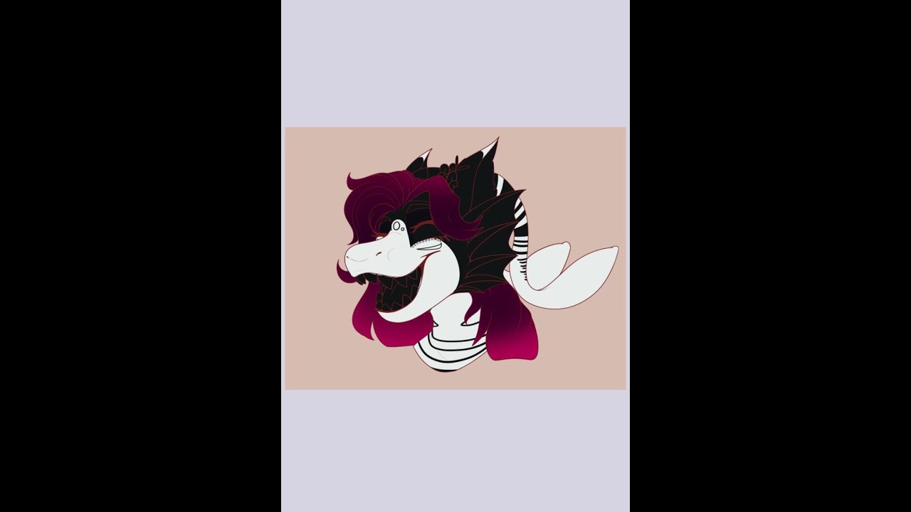 speedpaint of a Commission for NeffertitySuch a cute character 😁 #furryfandom #artist #furry