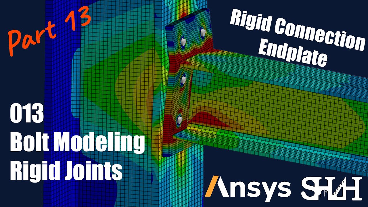 Rigid Connection, Ansys Workbench, Bolts as rigid joint
