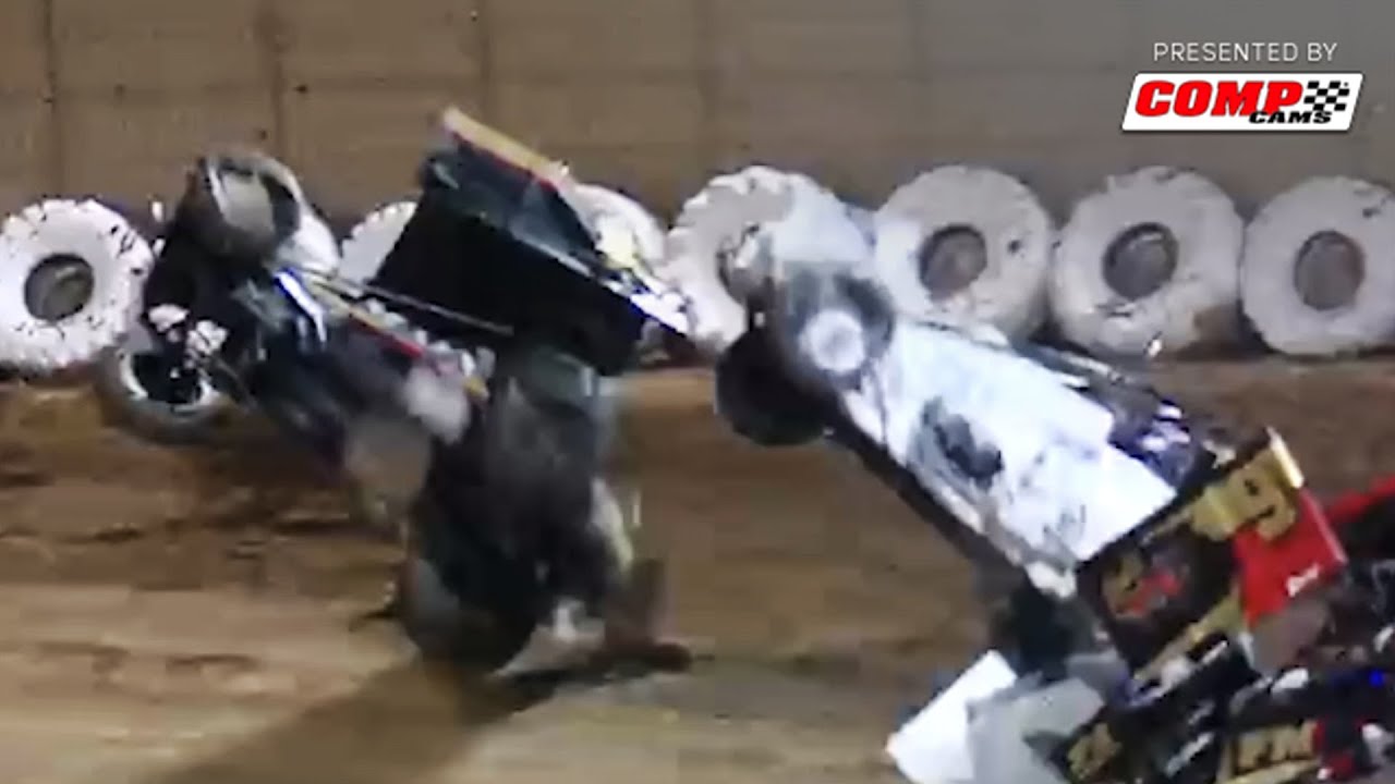 Sprint Cars Flip In Tandem | COMP Cams Top 5 Moments #57