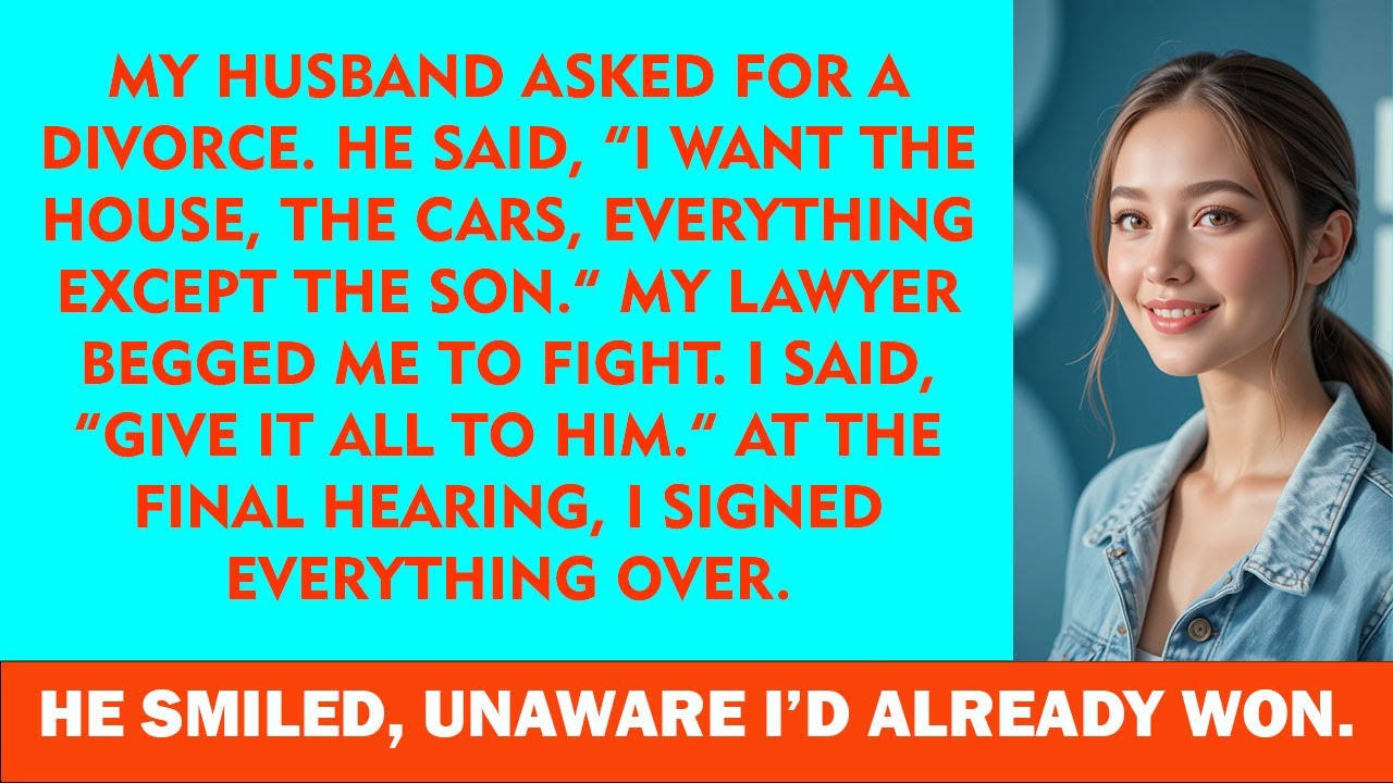 My Husband Took Everything in the Divorce — He Had No Idea What He Was Really Taking