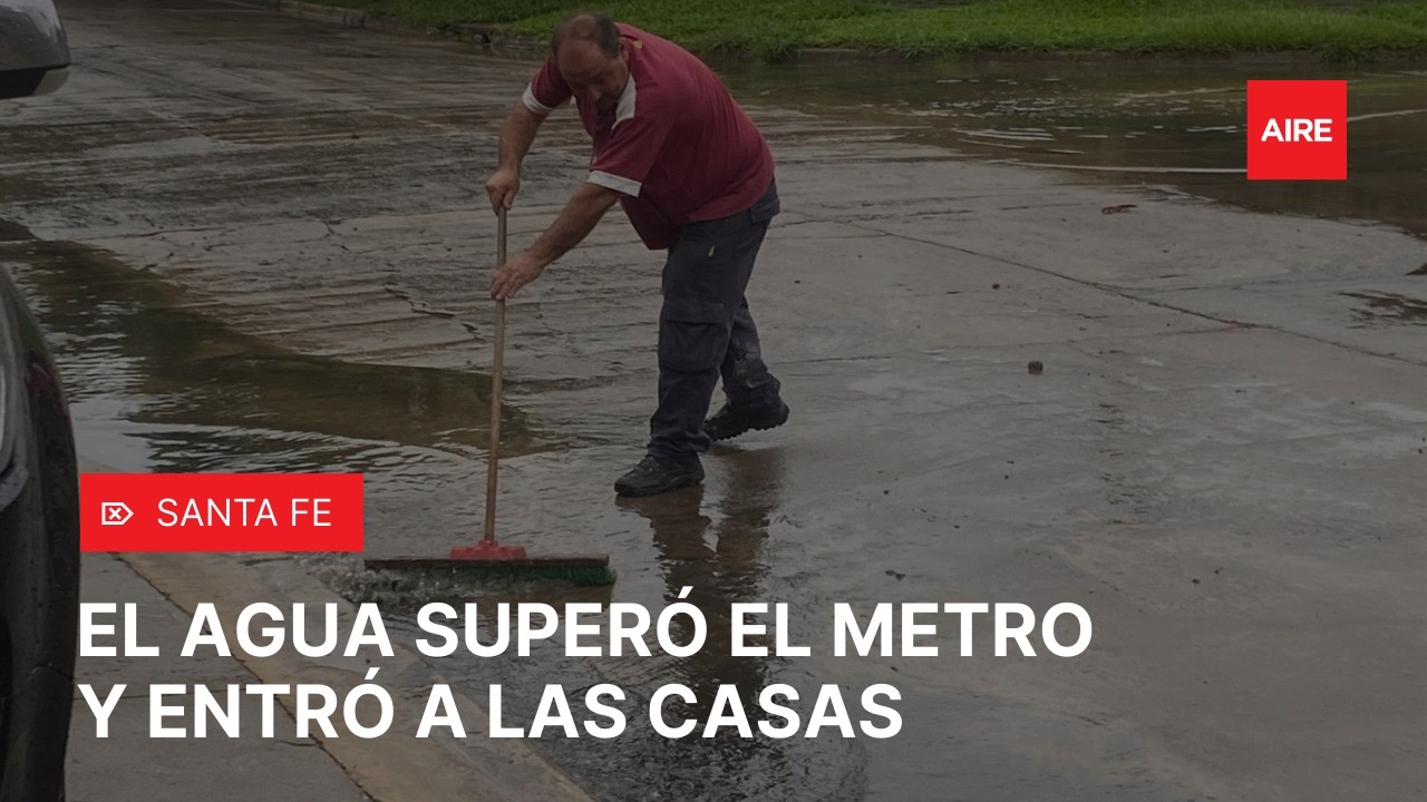 BARRANQUITAS OESTE bajo el agua: vecinos denuncian inundaciones tras la tormenta