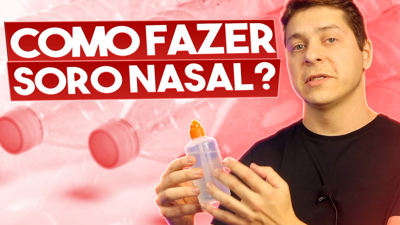 COMO FAZER SORO NASAL E ECONOMIZAR MUITO!