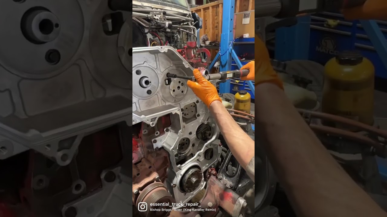 Installing Gears on Cummins ISX 15 