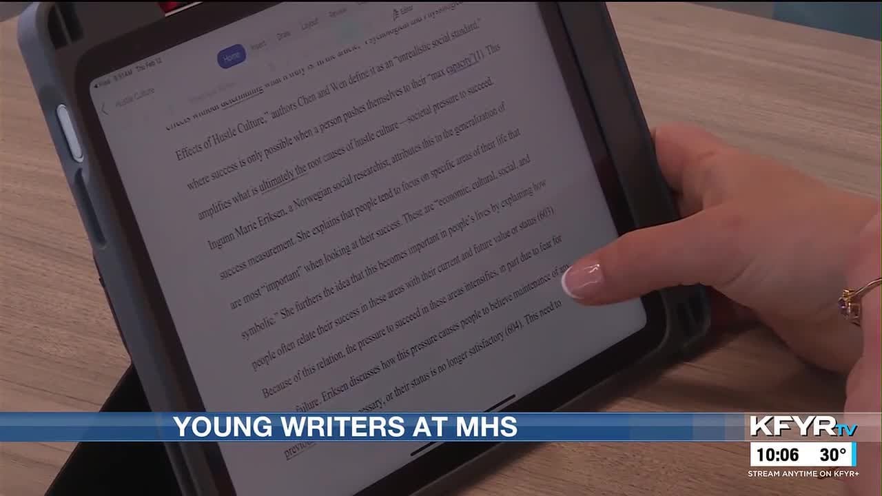 Mandan High School seniors awarded for writing