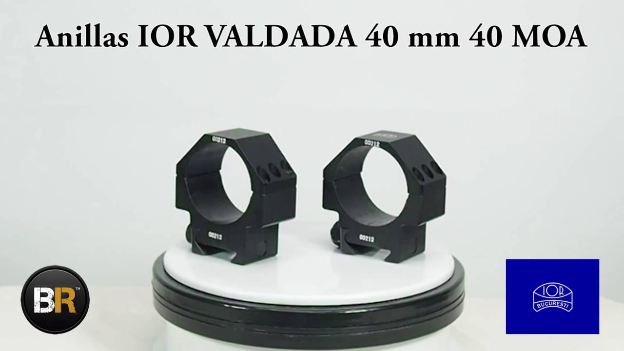 Anillas IOR VALDADA 40mm 40MOA / BlackRecon