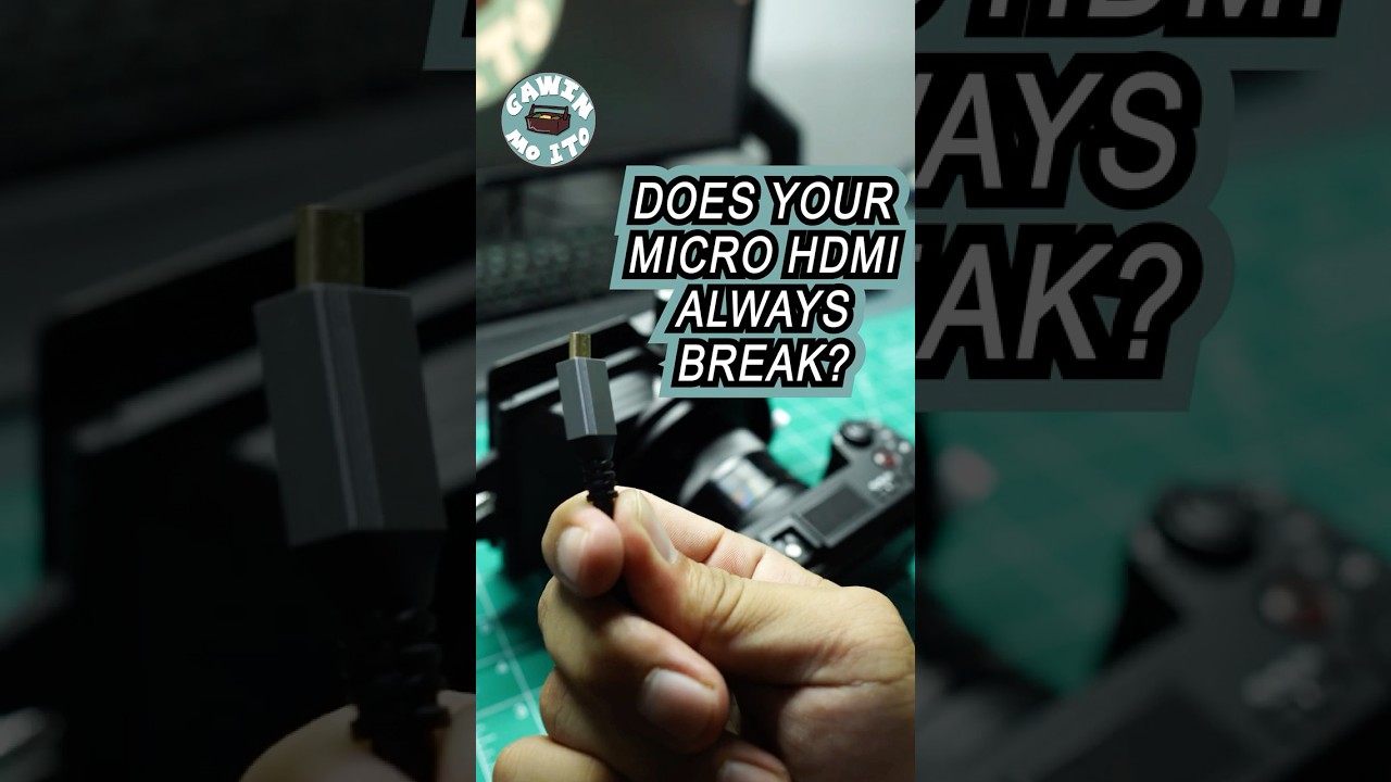 Does Your Micro HDMI Breaks All The Time? | How to Secure and Fasten Your Micro HDMI to Your Camera