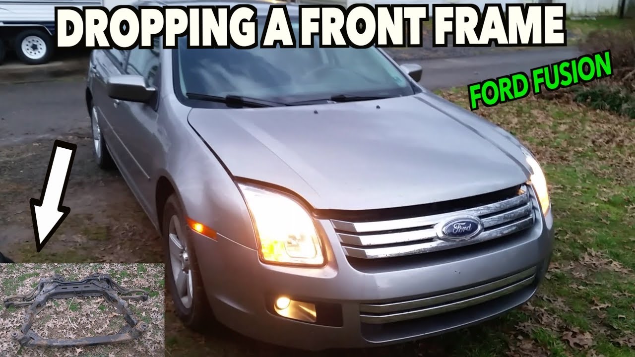 2008 Ford Fusion Frame Drop (Rare Video) Access to lower ball joints and transmission.