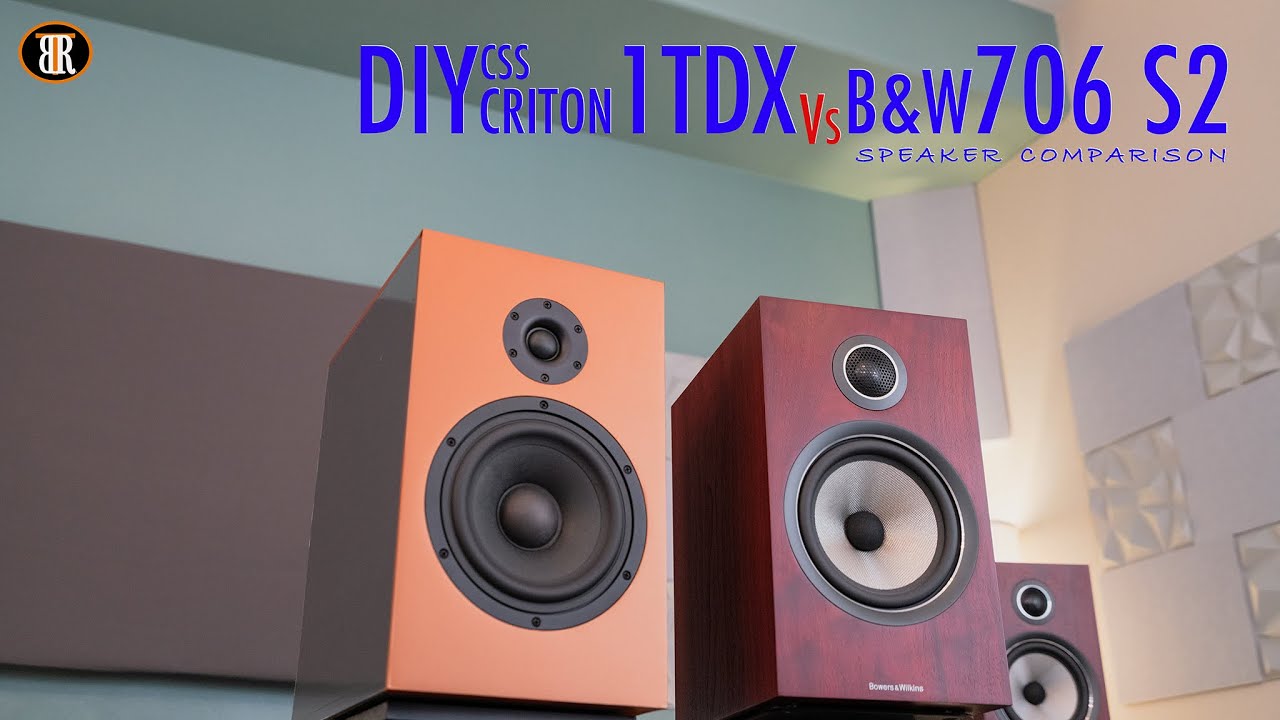 DIY Speaker Kit vs B&W 706 S2 Speaker Comparison