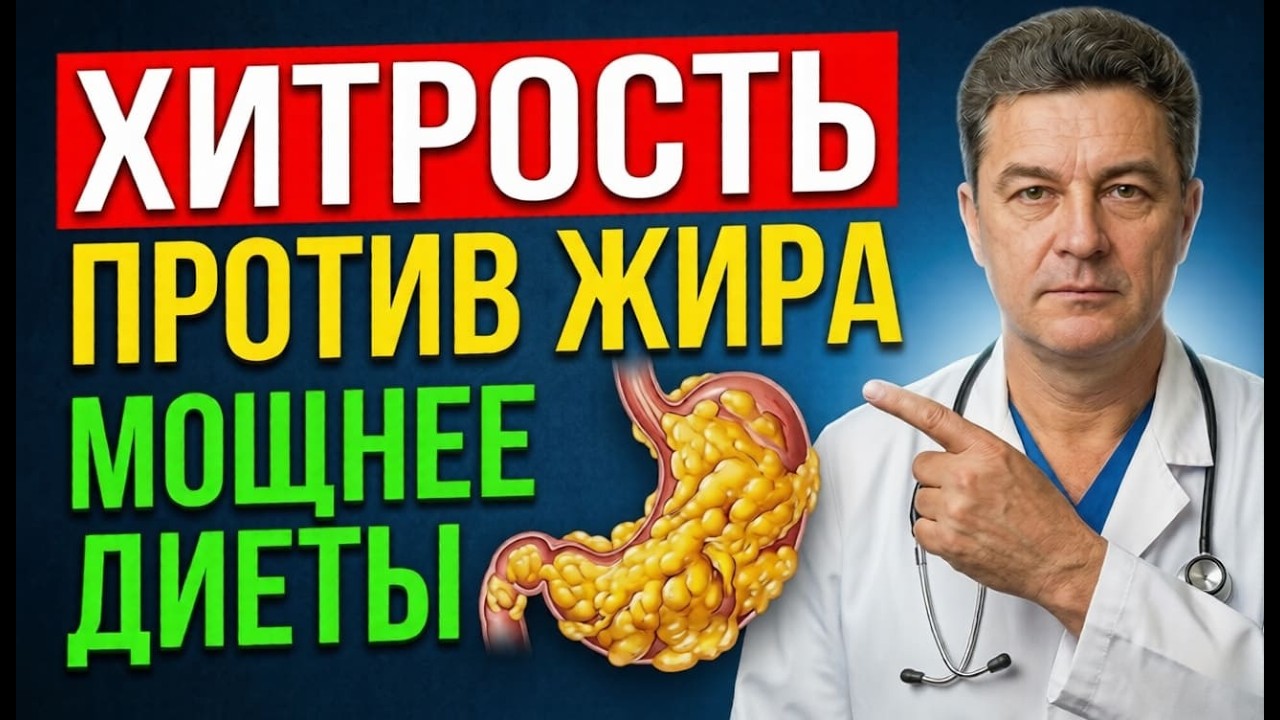 Обхитри ИНСУЛИН — и висцеральный жир начнёт гореть. 8 шагов