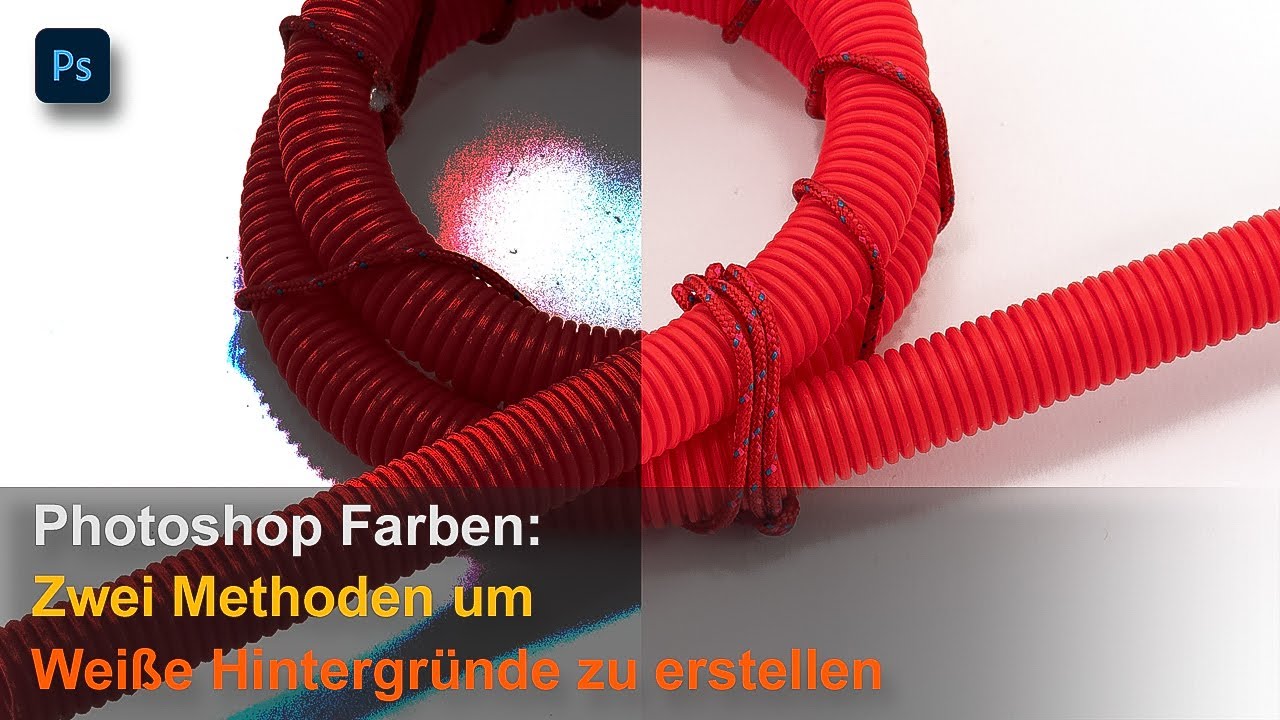 Photoshop Farben: Zwei Methoden um weiße Hintergründe zu erstellen