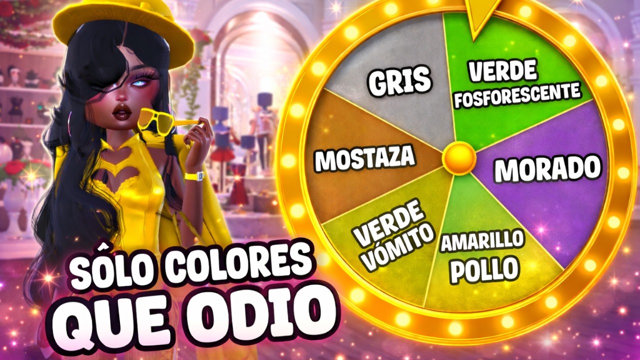 ¡Sólo puedo usar COLORES QUE ODIO en Dress to Impress! 🤮🎨