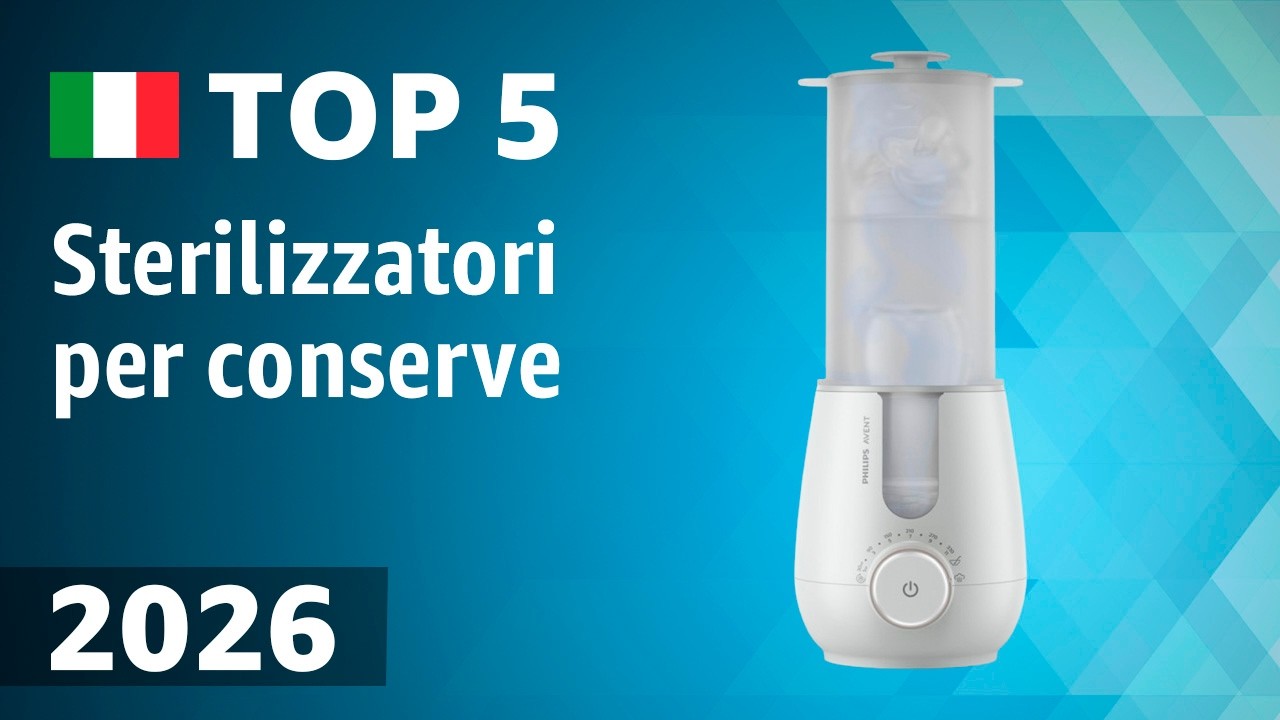TOP—5. Migliori sterilizzatori per conserve 2026