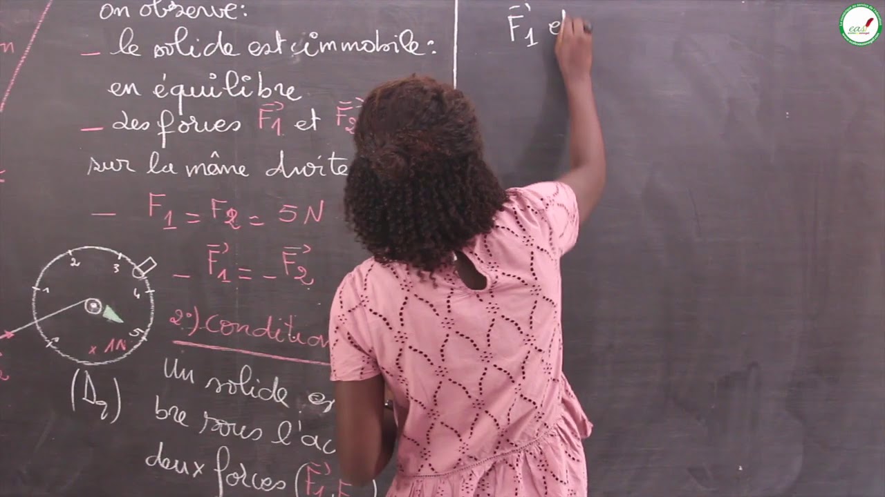 Cours - Seconde S - Physique Chimie : Equilibre d'un solide soumis à des forces non parallèles