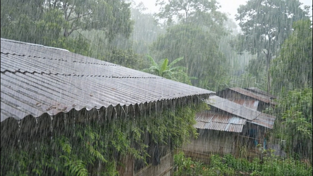 Calming Rain Sound, Overcome Stress, Relax