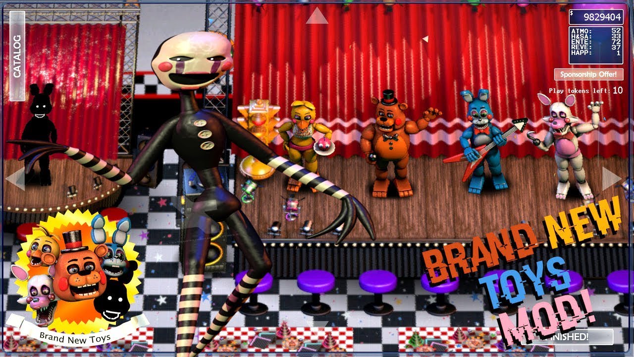 [FFPS Mod] Brand New Toys Animatronics - FNAF 6