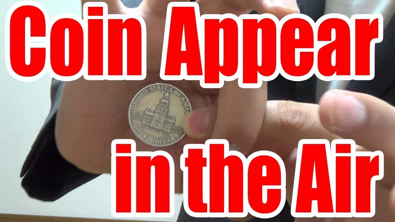 shin lim coin trick tutorial/Make a Coin Appear in the Air!!/UHM