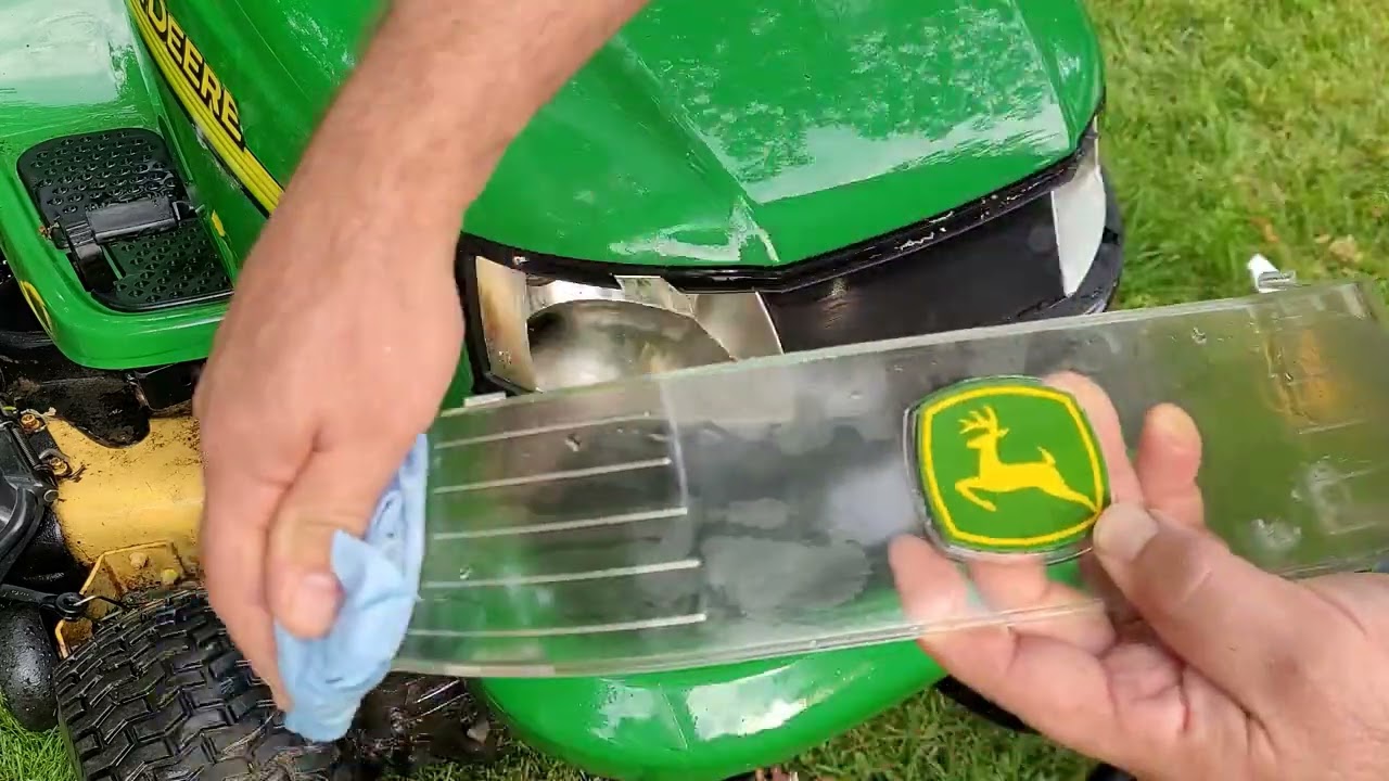 John Deere l120 lawn tractor gets new led headlights