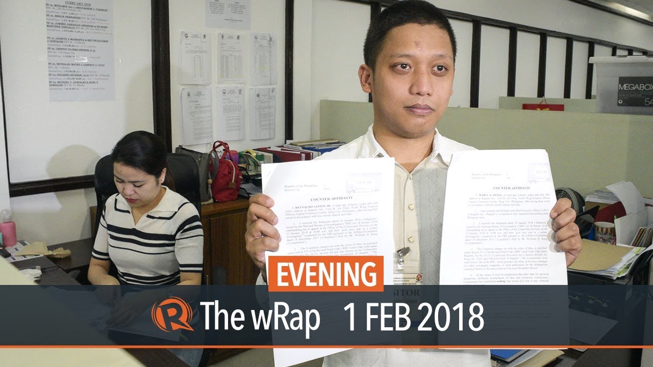 Rappler answers cyber libel complaint at NBI