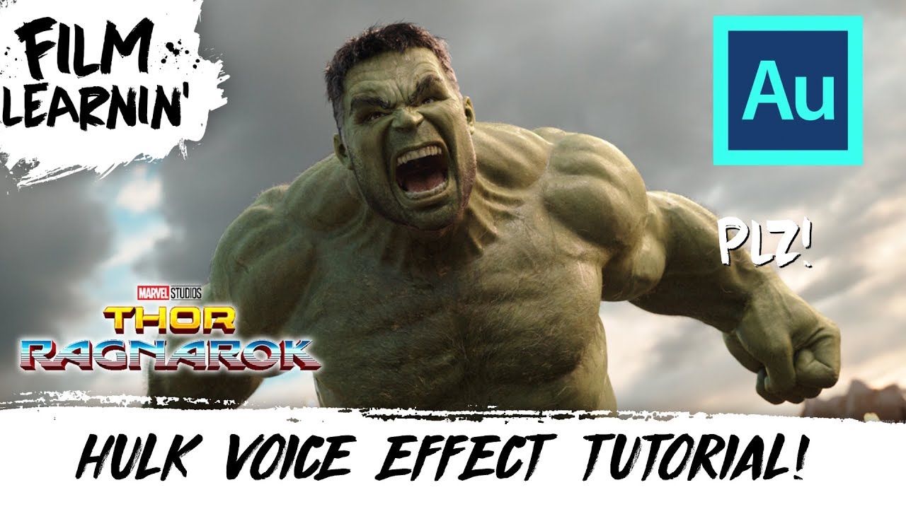 Hulk Voice Effect Adobe Audition Tutorial! | Film Learnin