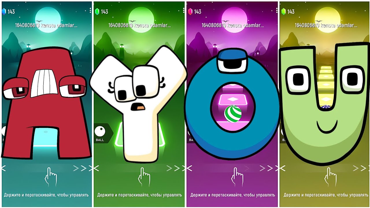 Alphabet Lore - A 🆚 Alphabet Lore - Y 🆚 O 🆚 U. 🎶 Who Is Best? 🎵 Tell We? 😍