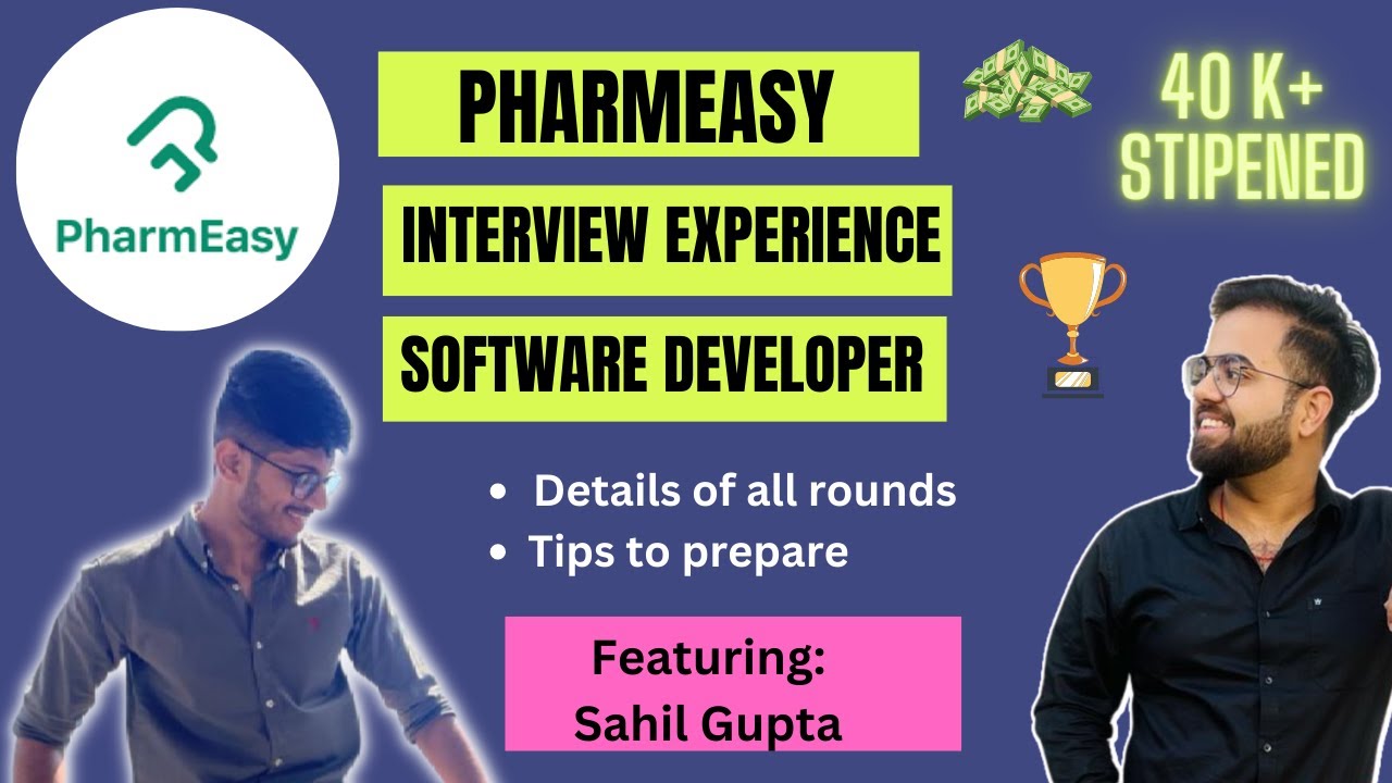 PharmEasy Interview Experience |How to get #SDE intern at pharmeasy |Software Developer|#placements