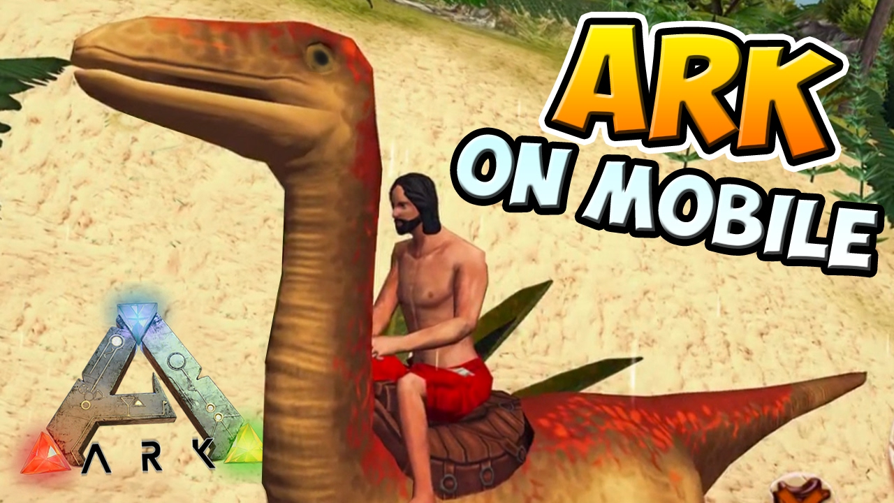 ARK ON MOBILE!!! - The ARK Of Craft: Dinosaurs