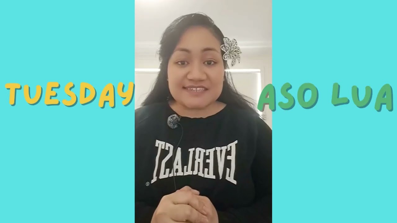 Days of the week in Samoan 🇼🇸 (Aso Ole Vaiaso)