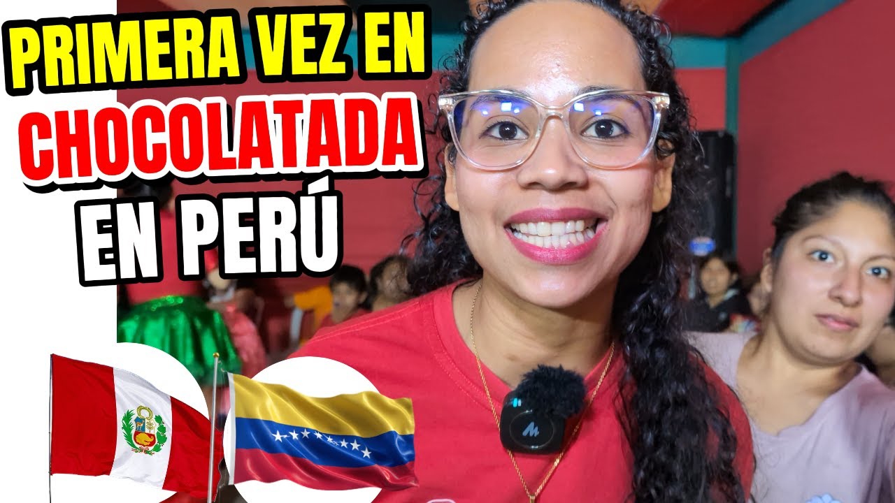 Venezolanos Por PRIMERA VEZ en UNA CHOCOLATADA del BARRIO, Venezolanos en Perú