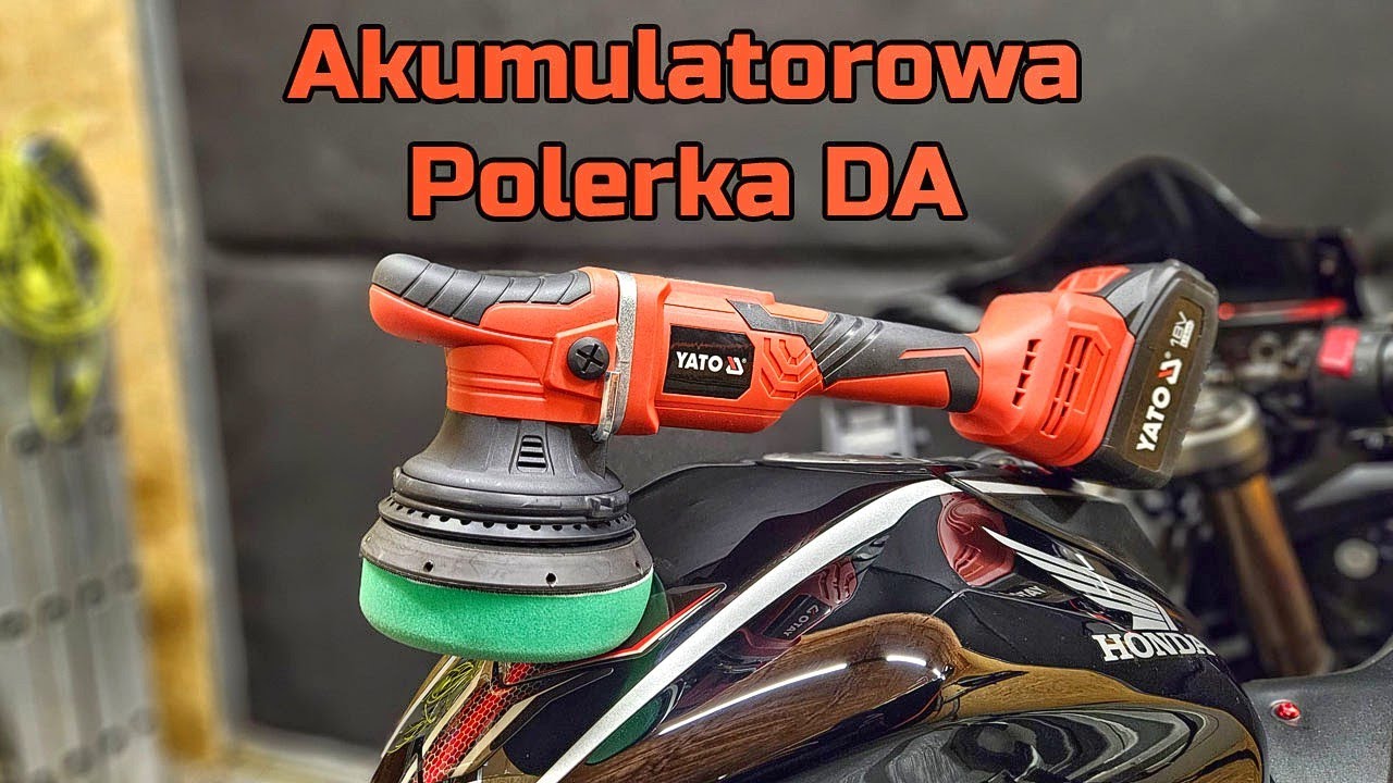 Polerka DA (Dual Action) Akumulatorowa 18V YATO YT-82925 YT-82924 TEST