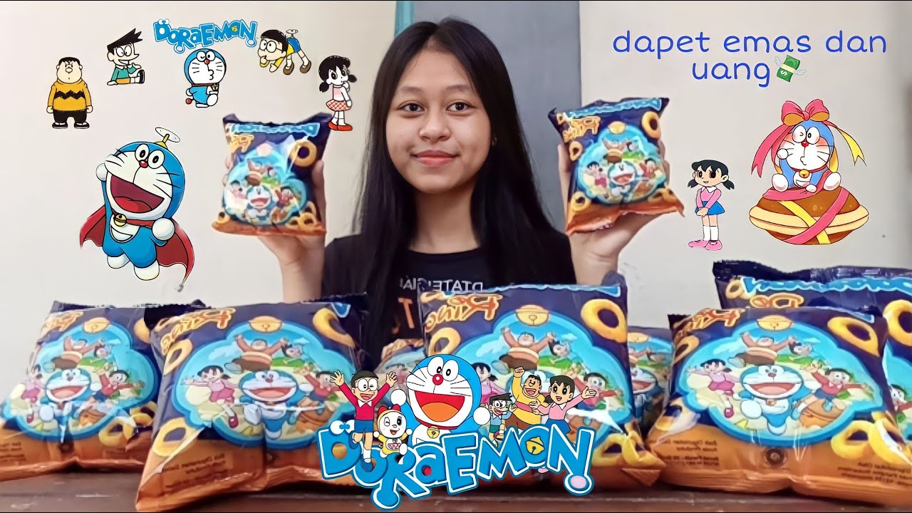 UNBOXING CIKI DORAEMON BERHADIAH EMAS!?