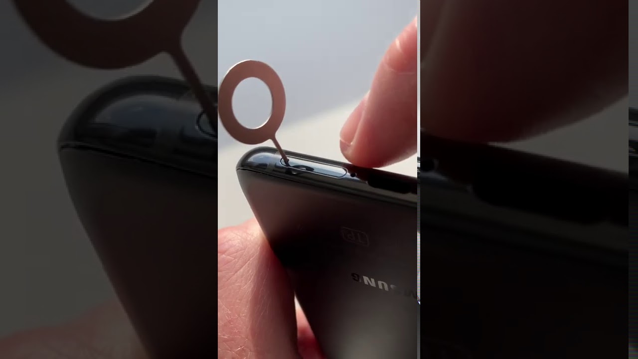 Как вставить SIM-карту в Samsung Galaxy S21 / S21+ / S21 Ultra 5G. Будьте осторожны с лотком!