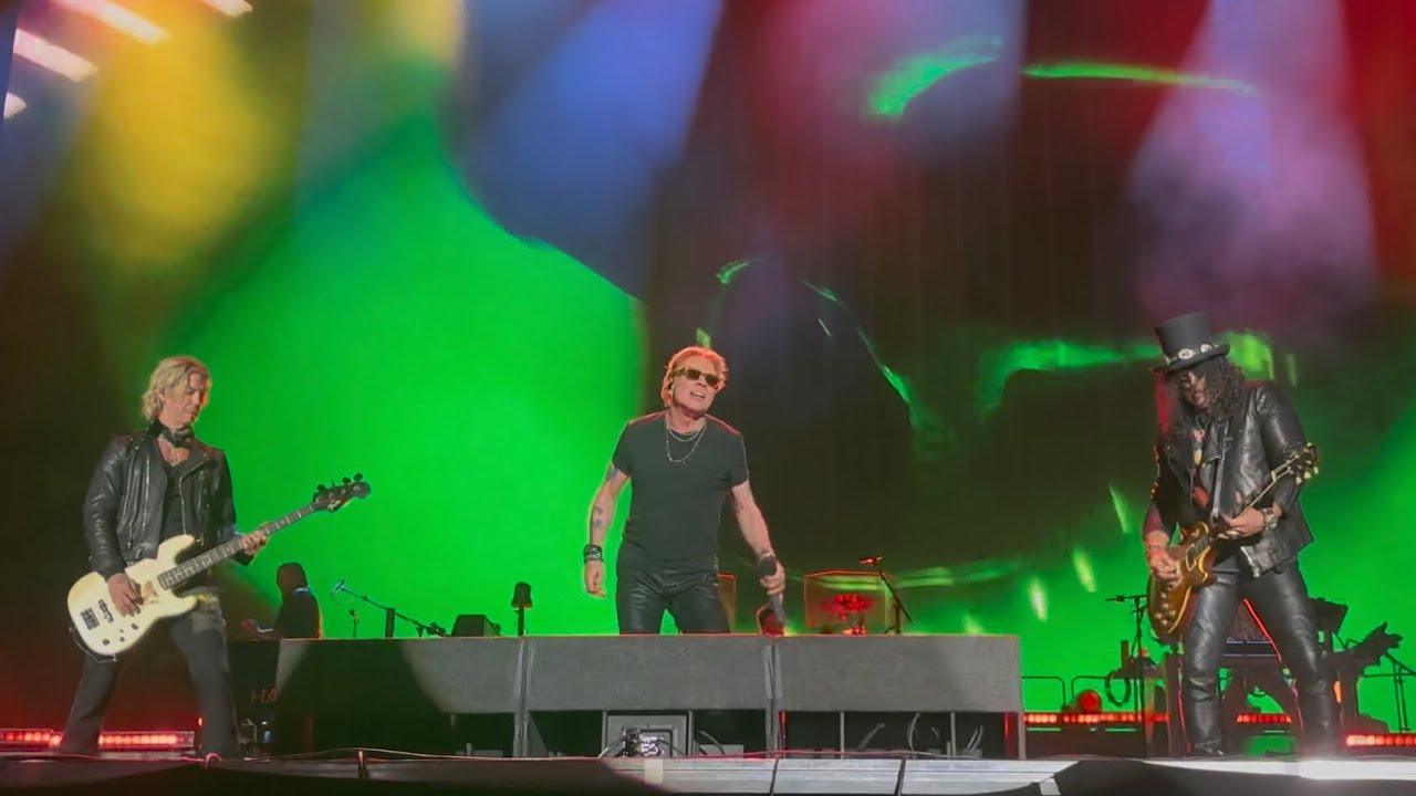 GUNS N ROSES - INTRO + WELCOME TO THE JUNGLE - BOGOTÁ COLOMBIA - 10-04-2025