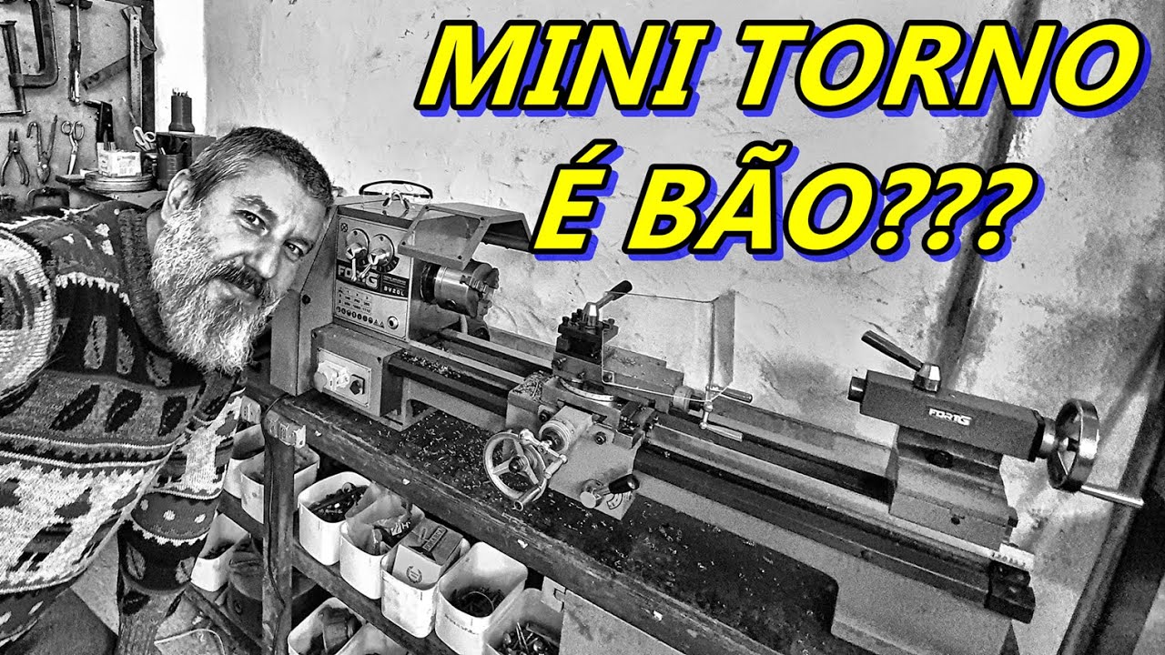 SERÁ QUE VALE A PENA COMPRAR UM MINI TORNO? VAI SERVIR PRA VOCÊ ? (FORTGPRO-FG004.BV20L)
