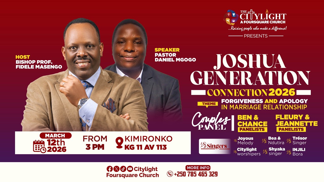 FOURSQUARE TV ||DAY 5JGC 2026 WITH BISHOP  PROF. FIDELE MASENGO & PASTOR  MGOGO  // 12.03.2026