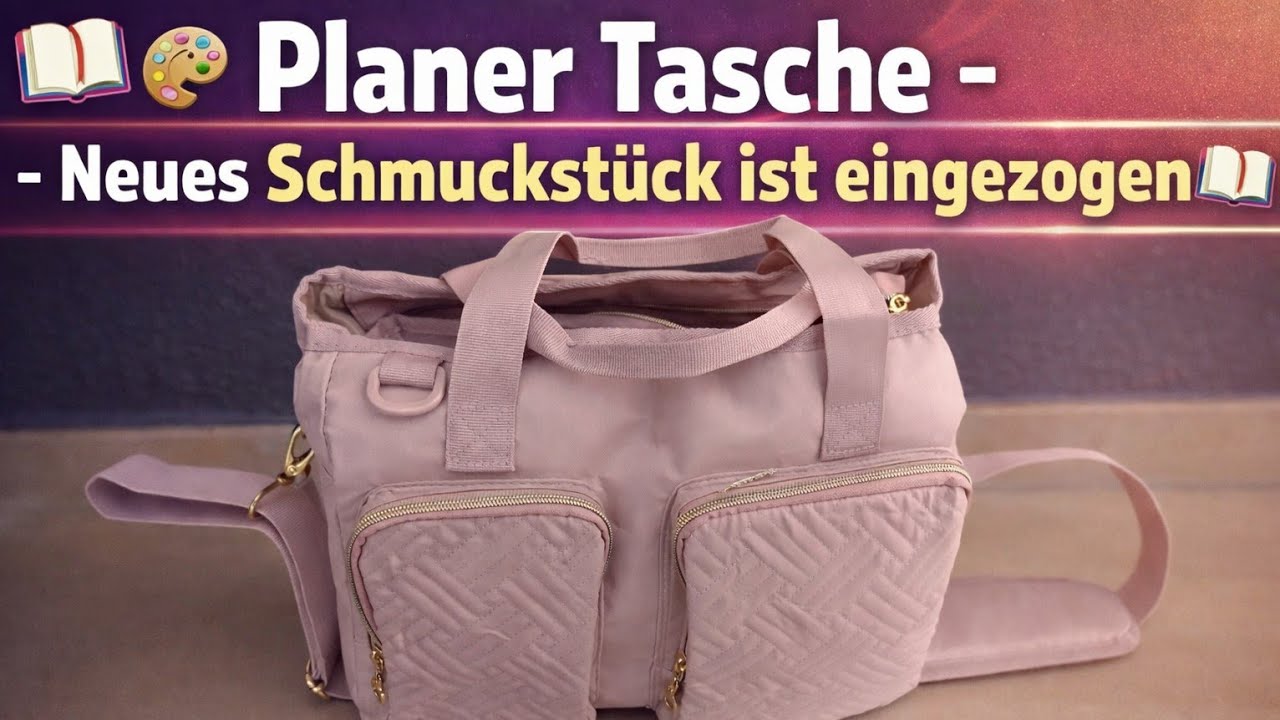 📔🎨 Planer Tasche - Neues Schmuckstück ist eingezogen 🎨📔 