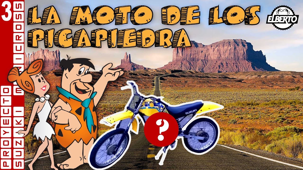 La moto de los Picapiedra - Proyecto Suzuki Minicross Pt 3