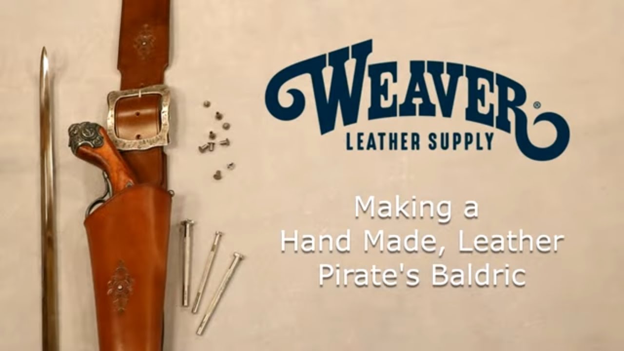 Making a Leather Pirate's Baldric