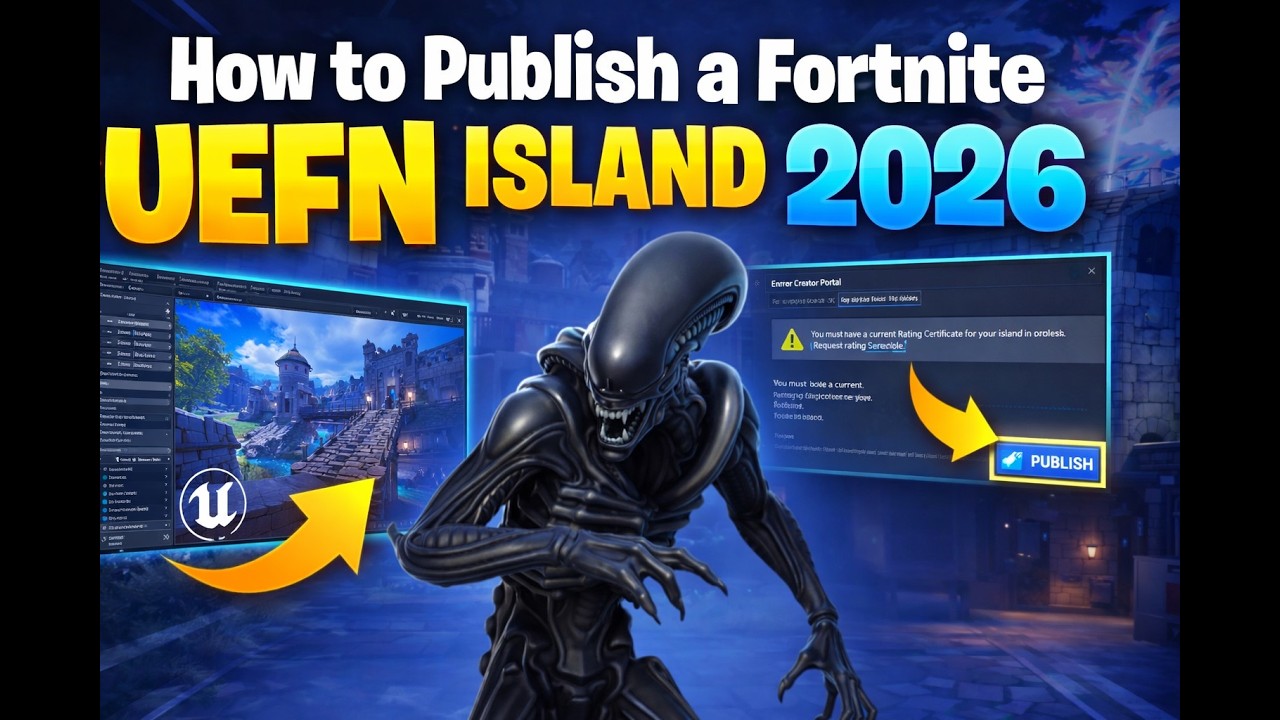 How to Publish Unreal Editor for Fortnite UEFN Island (2026) | IARC Rating Certificate Guide