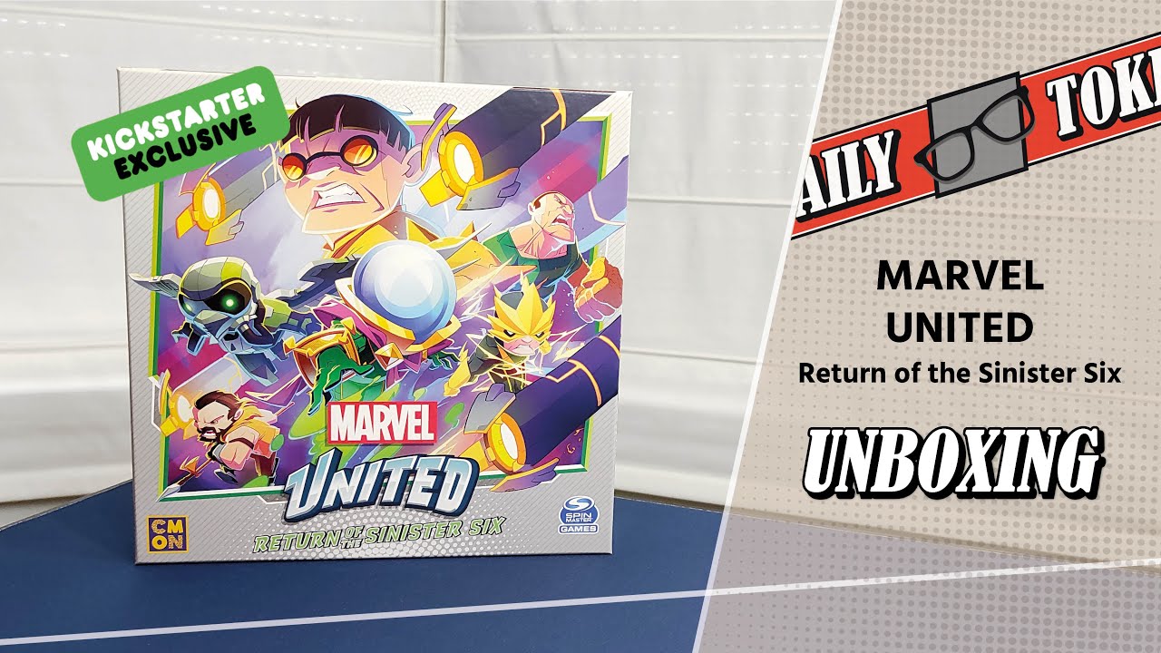 Marvel United: El regreso de los Seis Siniestros (Return of the Sinister Six) - Unboxing